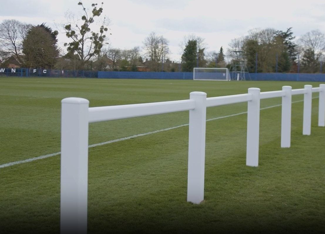 Duralock pitch barrier solutions for Football